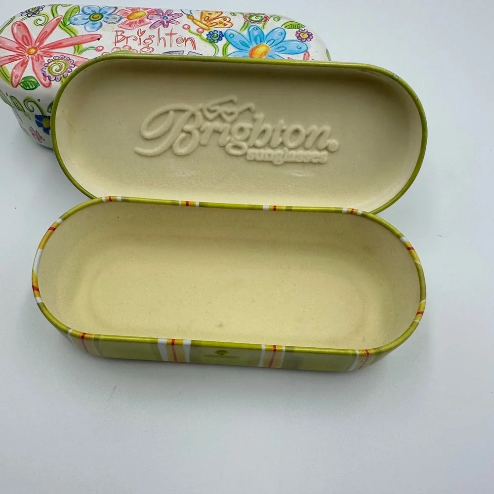 Brighton Hard Shell Eyeglass Cases Set of 2 Floral and Love Typography Designs